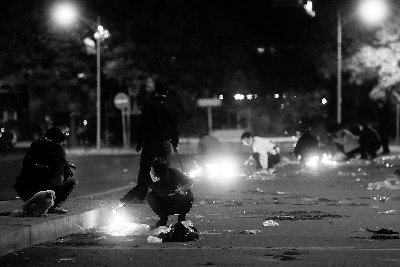 農(nóng)歷十月初一市民給故人燒紙致北京PM2.5飆升